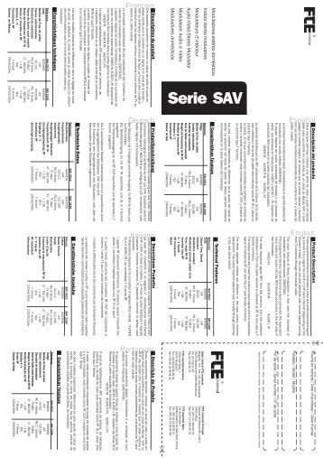 SAV - Instructions.pm6 - FTE Maximal