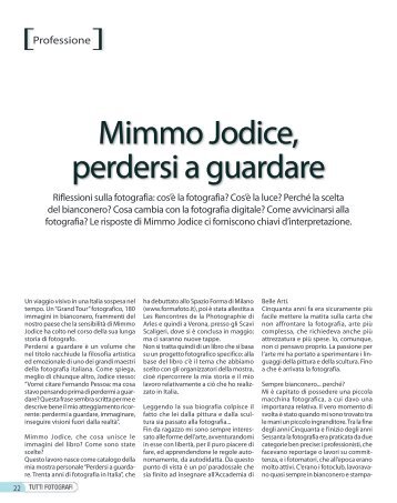 Mimmo Jodice, perdersi a guardare - Fotografia.it