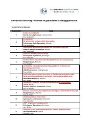 Individuelle Förderung – Chancen im ... - GanzTag in NRW