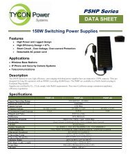 to view Tycon Power PSHP-48 Datasheet - Flytec Computers