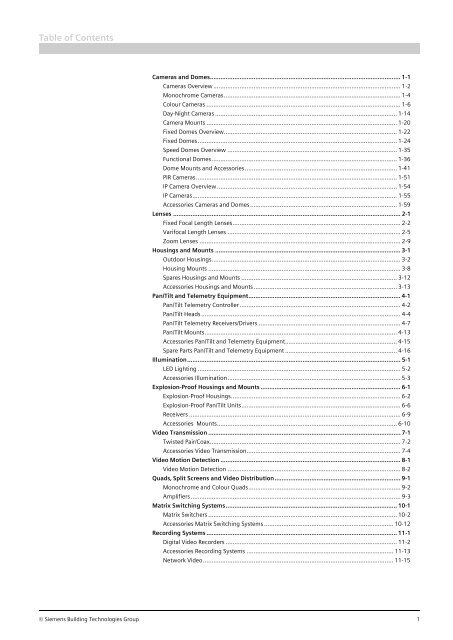 Cctv - products & accessories catalogue 2008