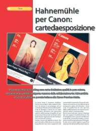 Hahnemühle per Canon: carte da esposizione - Fotografia.it