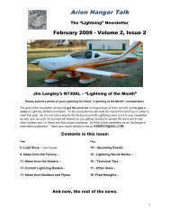 Arion Hangar Talk - Lightning Light Sport Aircraft