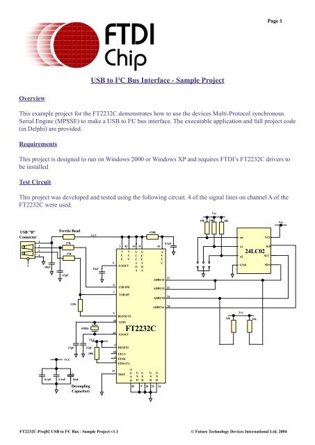 ftdi ft2232c drivers