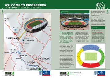 WELCOME TO RUSTENBURG - Football Supporters' Federation