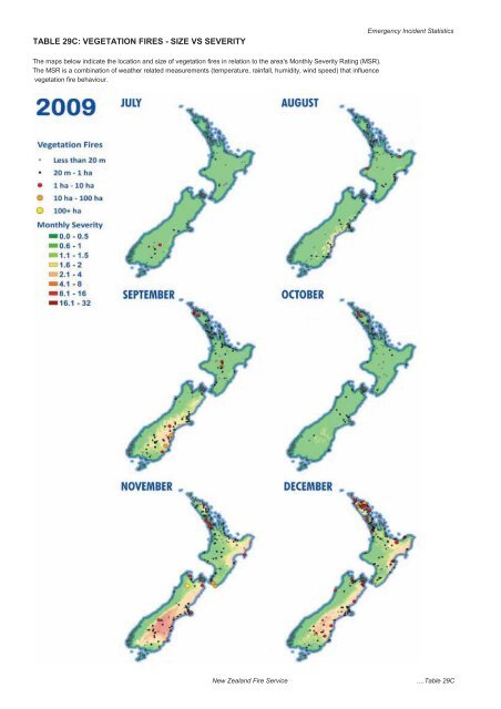 The New Zealand Fire Service Emergency Incident Statistics 2009 ...