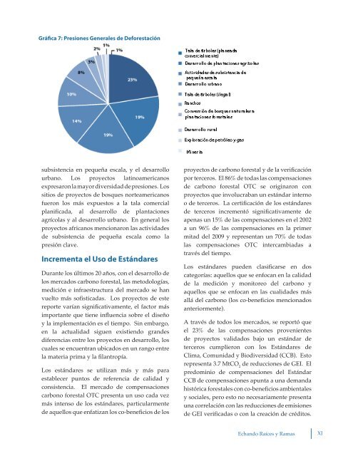 El Estado de los Mercados de Carbono Forestal 2009 - Forest Trends