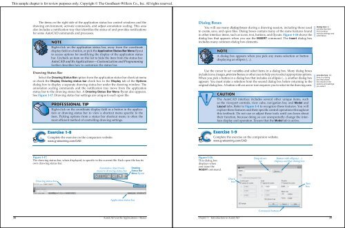 Chapter 1 Introduction to AutoCAD - Goodheart-Willcox