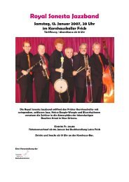 Royal Sonesta Jazzband - fricktal24.ch