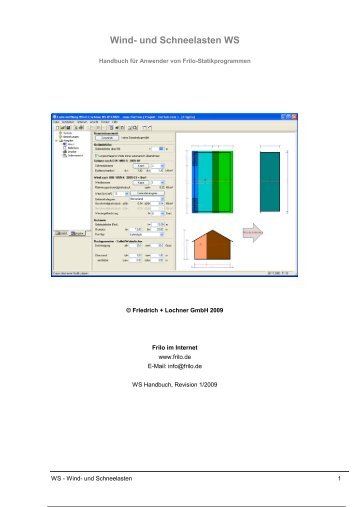WS - Wind- und Schneelasten - Frilo