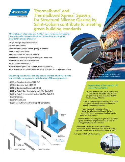 Thermalbond LEED Sheet - Saint-Gobain Performance Plastics Foams