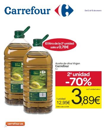 2a unidad -70% - Carrefour España