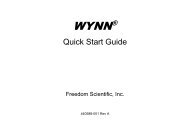 WYNN® - Freedom Scientific