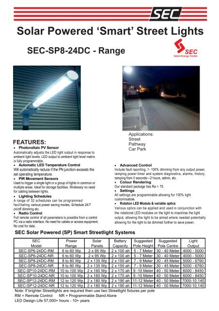 SEC 'Smart' Street light Broc... - Fuel Cell Markets