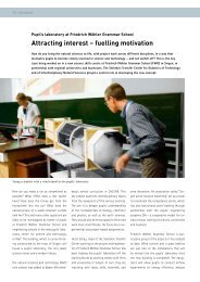 Attracting interest – fuelling motivation - Friedrich-Wöhler ...