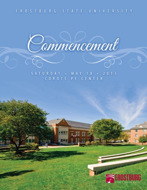 Commencement Program Pdf Frostburg State University