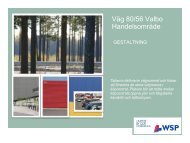 Väg 80/56 Valbo Handelsområde