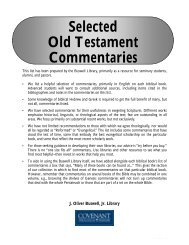 Bibliography - OT Commentaries.pdf - Friends of the Sabbath Australia