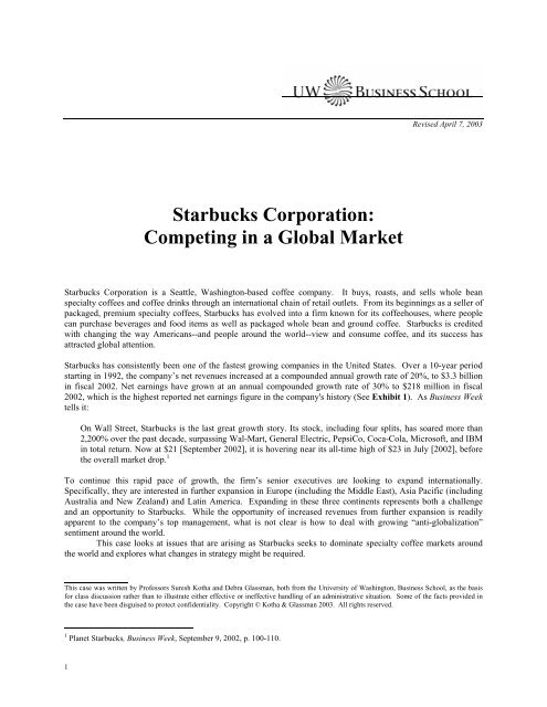 Uc The Problem Starbucks Fair Trade And You The Triton