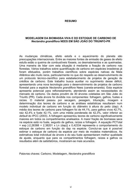 Dissertação em PDF - departamento de engenharia florestal - ufpr ...