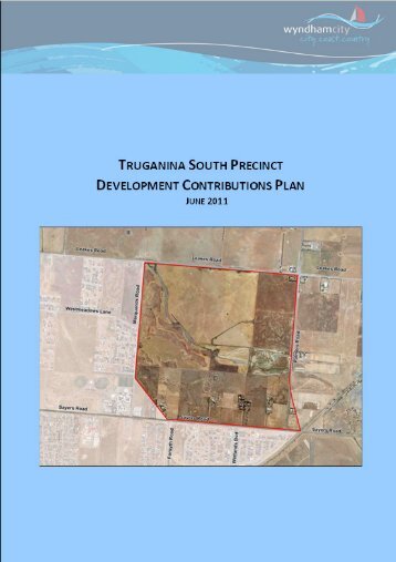 Truganina South Development Contributions Plan - Growth Areas ...