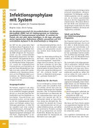 Infektionsprophylaxe mit System - Frauenarzt