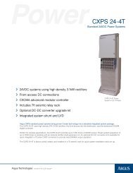 Enatel RM2048XE DC Modular Rectifier Product Brochure