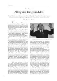 Berlusconi: Aller guten Dinge sind drei - Die Gazette