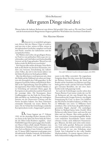 Berlusconi: Aller guten Dinge sind drei - Die Gazette