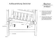 Deckchair Bali 4490-10 Montageanleitung