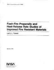 Flash-Fire Propensity and Heat-Release Rate Studies - Fire Safety ...