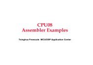 CPU08 Assembler Examples