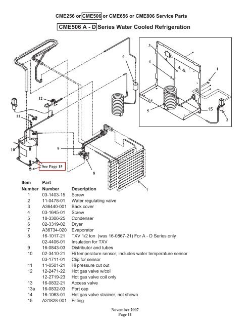 CME256 Ice Machine - Parts Town