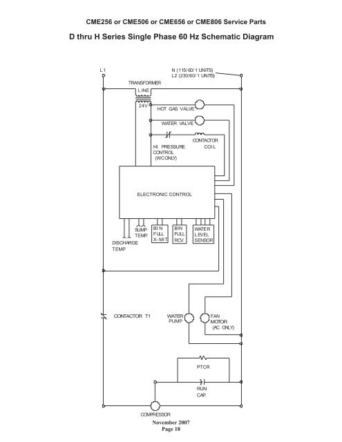 CME256 Ice Machine - Parts Town