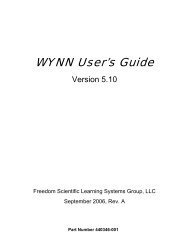 WYNN User's Guide (PDF)