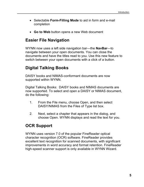 WYNN User's Guide (PDF)