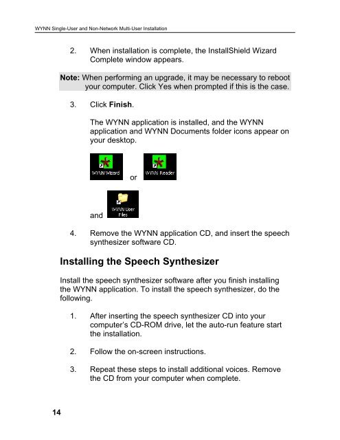 WYNN User's Guide (PDF)