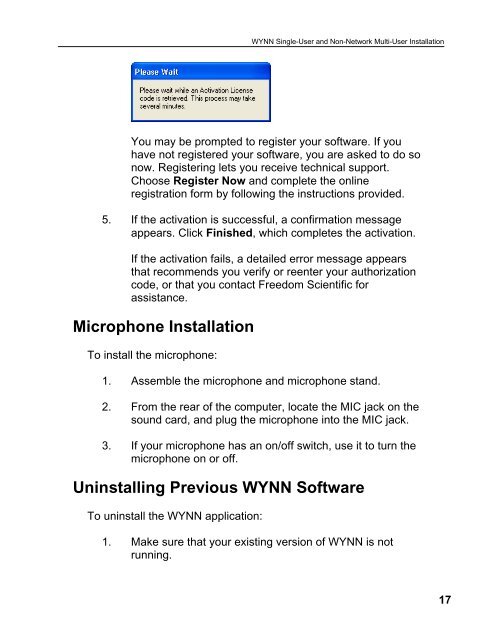 WYNN User's Guide (PDF)