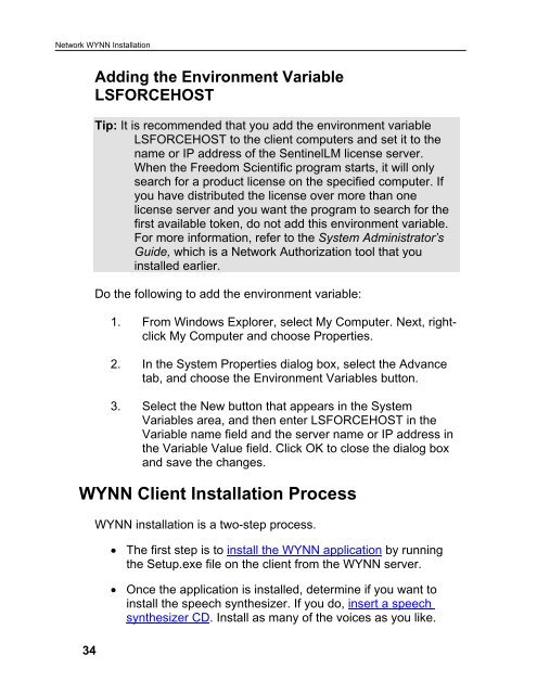 WYNN User's Guide (PDF)