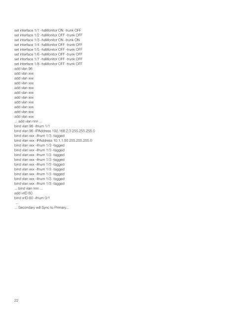 Layer 2-7 High Availability Deployment Guide - Force10 Networks