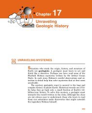 Chapter 17 Unraveling Geologic History