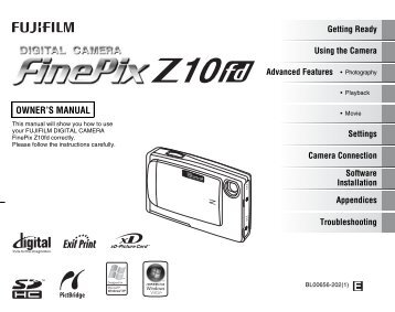 FinePix Z10fd Manual - Fujifilm