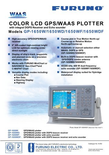 GP1650W Series Brochure - Furuno USA