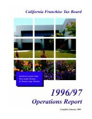 Compiled January 2000 - FTB.ca.gov - State of California