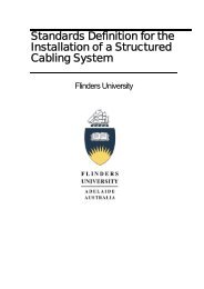 Standards Definition for the Installation of a Structured Cabling System