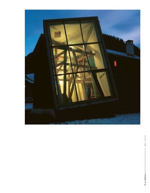 ar/t/chitecture N°2. Magazine about swiss architecture, interior design, product design DE/FR/IT