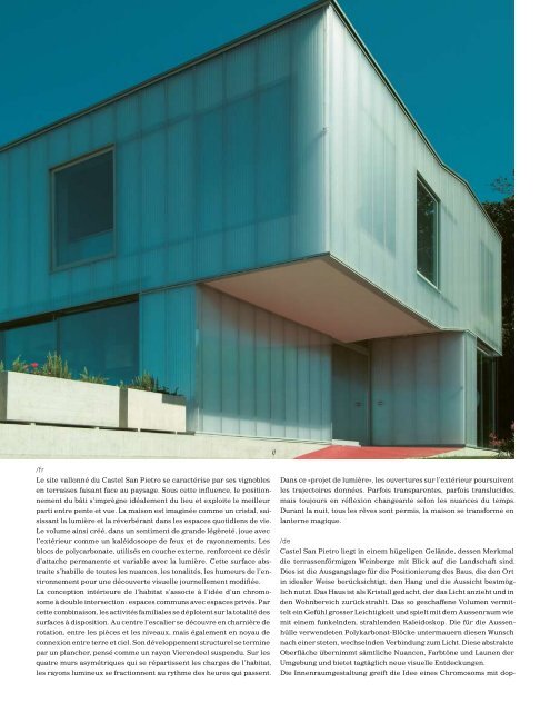 ar/t/chitecture N°2. Magazine about swiss architecture, interior design, product design DE/FR/IT