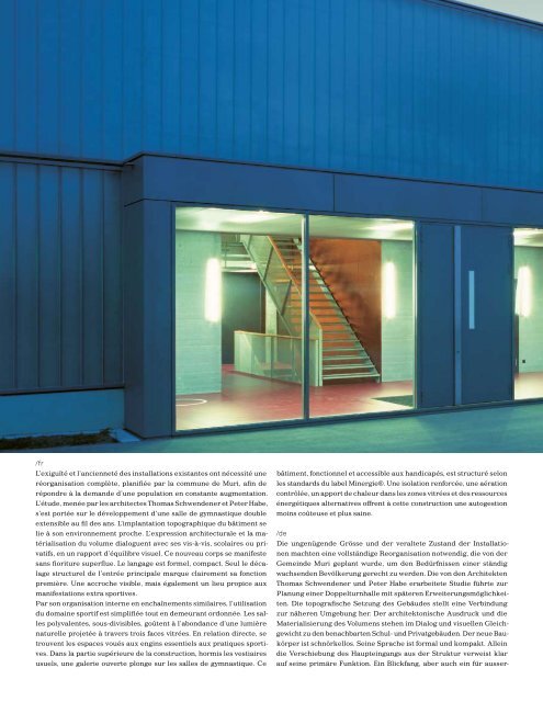 ar/t/chitecture N°2. Magazine about swiss architecture, interior design, product design DE/FR/IT