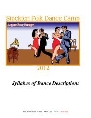 2012 - Stockton Folk Dance Camp
