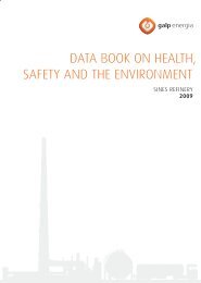 data book on health, safety - Galp Energia